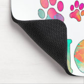 ペット猫犬ママのための女性のための日，母の日 マウスパッド (コーナー)