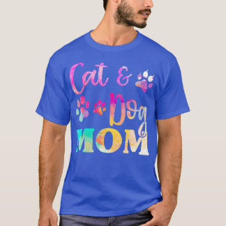 ペット猫犬ママのための女性のための日，母の日 Tシャツ