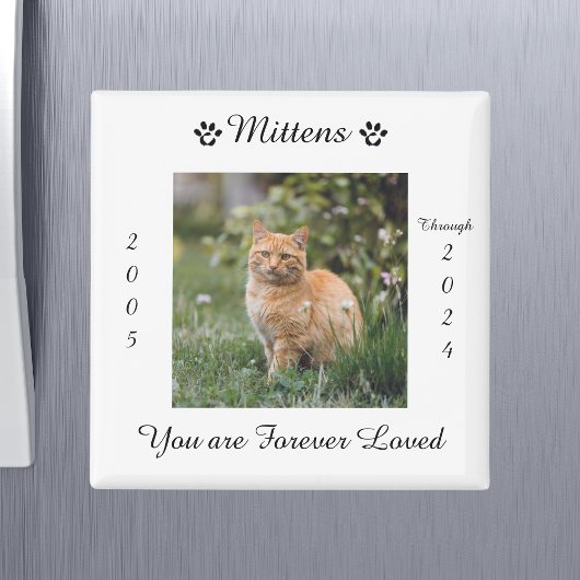 ペット猫記念碑 マグネット