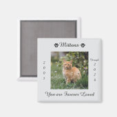 ペット猫追悼マグネット マグネット (正面/裏面)