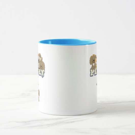 ペット獣医のブロンドの女性のTシャツおよびギフト マグカップ (中央)