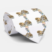 ペット獣医のブロンドの男性のTシャツおよびギフト ネクタイ (ロール)