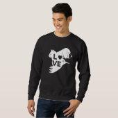 ペット獣医の動物 スウェットシャツ (正面フル)