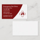 ペット獣医救急病院 名刺 (正面/裏面)