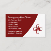 ペット獣医救急病院 名刺 (正面)