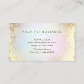 ペット用ペットサロン名刺 名刺 (裏面)