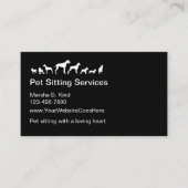 ペット用座席名刺 名刺 (正面)