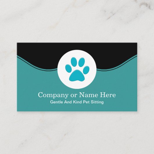 ペット用座席名刺 名刺 (正面)