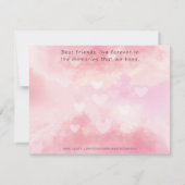 ペット用猫悔やみや弔慰グリーティングカードの紛失 サンキューカード (裏面)