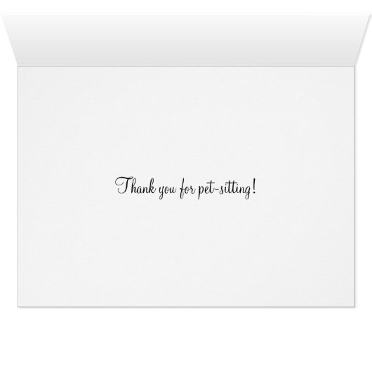 ペット用着席カードをありがとう (内部横(下))