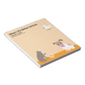 ペット用着座事業 ノートパッド (アングル)