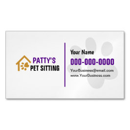 ペット用着座名刺マグネット マグネット名刺