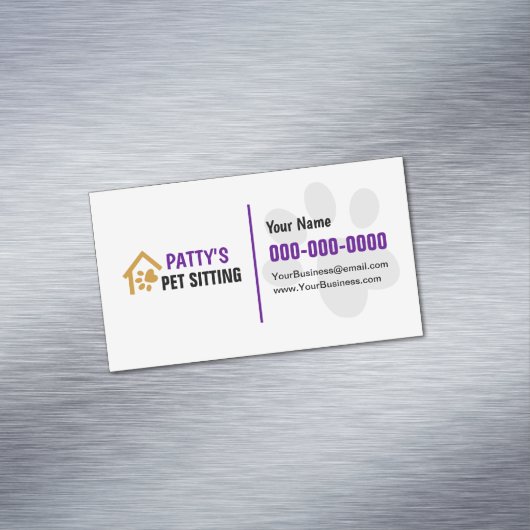 ペット用着座名刺マグネット マグネット名刺 (インサイチュ)