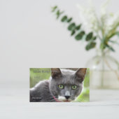 ペット用着座名刺 名刺 (スタンド正面)