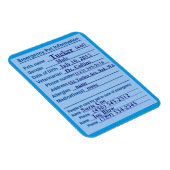 ペット用緊急情報磁石 マグネット (右側)