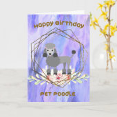 ペット用誕生日カード カード (黄色い花)