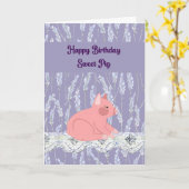 ペット用誕生日カード カード (黄色い花)