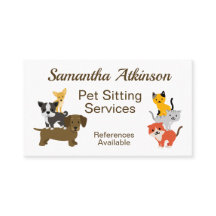 ペット着席かわいい猫犬イラストレーション