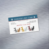 ペット着席の名刺の磁石 マグネット名刺 (インサイチュ)
