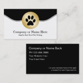 ペット着席の名刺 名刺 (正面/裏面)