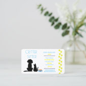 ペット着席サービス名刺 名刺 (スタンド正面)