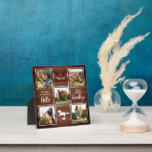 ペット素朴パーソナライズされた馬の記念写真 フォトプラーク (インサイチュ)