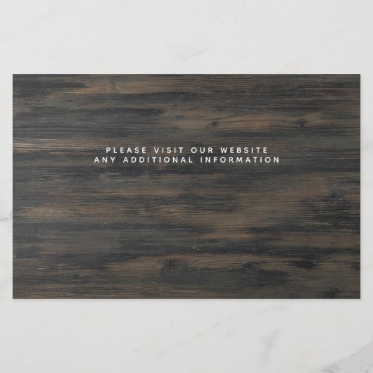 ペット素朴フォトバジェット犬の結婚式の日付を保存 (裏面)