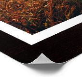 ペット素朴メモリアルパーソナライズされた写真を手でプリント ポスター (角)