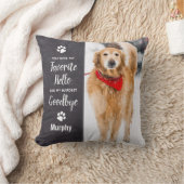 ペット素朴メモリアルペットロス記念犬 クッション (ブランケット)