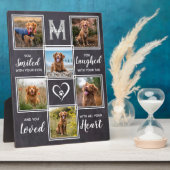 ペット素朴メモリカーユニークト写真集 フォトプラーク (側面)