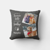 ペット素朴ロス記念ペット犬メモリアル クッション (正面)