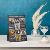 ペット素朴記念犬の損失ギフトユニーク6写真 フォトプラーク (側面)