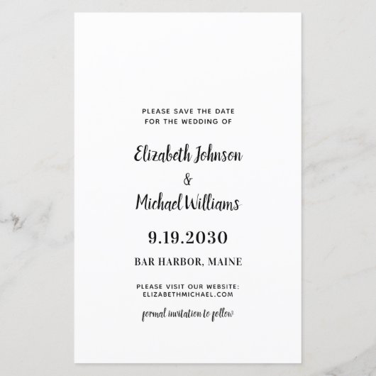 ペット結婚のカスタム写真犬は日付カードを保存 (裏面)