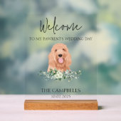 ペット結婚の歓迎サイン アクリルサイン (ニュートラル)