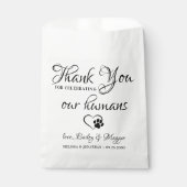 ペット結婚の犬パーソナライズされたが犬に感謝 フェイバーバッグ (正面)