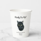 ペット結婚ネコ 紙コップ (裏面)