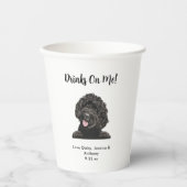 ペット結婚犬 紙コップ (正面)