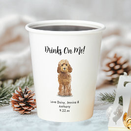 ペット結婚犬 紙コップ