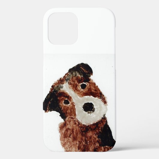 ペット絵画のかわいいテリア犬 Case-Mate iPhoneケース (裏面)