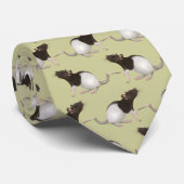 ペット絵画ネズミ ネクタイ (ロール)