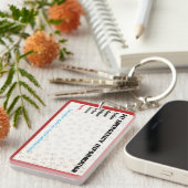 ペット緊急情報カードv3 キーホルダー (正面右)