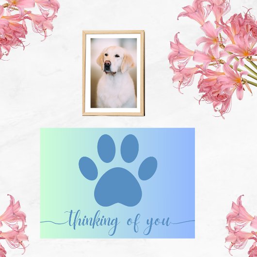 ペット考えの喪失 カード