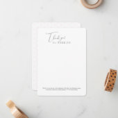 ペット記念お礼ノートカード ノートカード (正面/裏面インサイチュ)