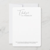 ペット記念お礼ノートカード ノートカード (正面)