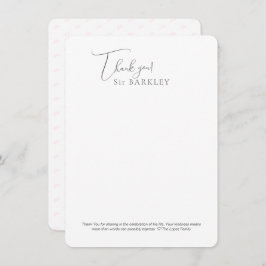 ペット記念お礼ノートカード ノートカード