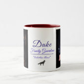 ペット記念のギフトのコーヒー・マグ ツートーンマグカップ (中央)