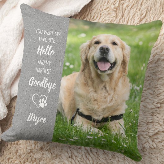 ペット記念のパーソナライズされた犬の写真 クッション