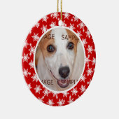 ペット記念の写真の詩は個人化なります セラミックオーナメント (右)