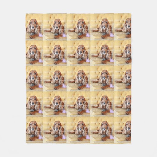 ペット記念の写真は個人化なります フリースブランケット (正面)