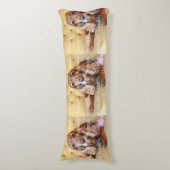 ペット記念の写真は個人化なります ボディピロー (正面縦)